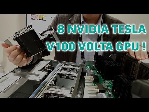 8 NVIDIA TESLA V100 VOLTA GPU server from HP