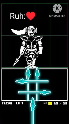 Parmağınla Undyne'dan kaç