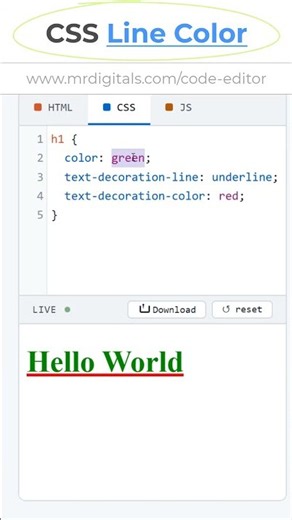 CSS Text Decoration Wavy #csstutorial #htmltutorial #coding