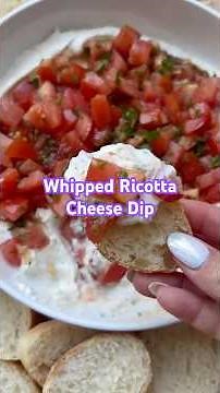 Whipped Ricotta Cheese Dip