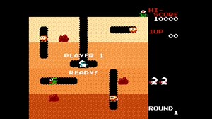 [FC] 【打气人】 DiG DuG 游戏通关视频 - ROUND 1_哔哩哔哩bilibili