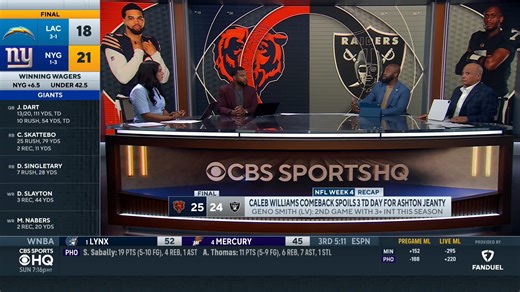 Ran Carthon says the Raiders have more offensive flexibility after Ashton Jeanty's 3 touchdowns vs the Bears. | Las Vegas Raiders on CBS Sports