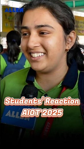 How Was AIOT for NEET 2025? 💬 Students' Reactions #shortvideo