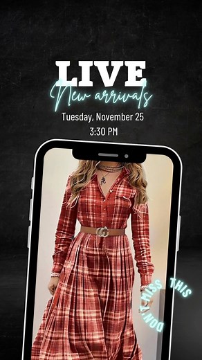 ✨ Join us LIVE tomorrow at 3:30! We’re dropping new dresses, new purses, and the coziest bamboo pajamas! You don’t want to miss these arrivals! 💖🛍️ | Sew Krazy Boutique