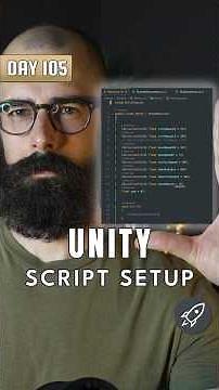 Day 105: Simple Script Setup in Unity 🚀