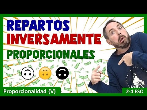 🙃 Repartos inversamente proporcionales – problemas resueltos paso a paso