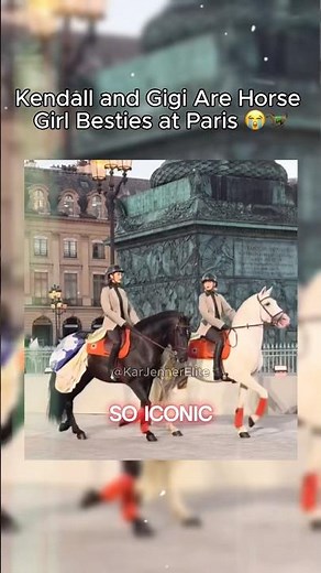 Kendall and Gigi Are Horse Girl Besties 😭🐎 #kendalljenner #gigihadid