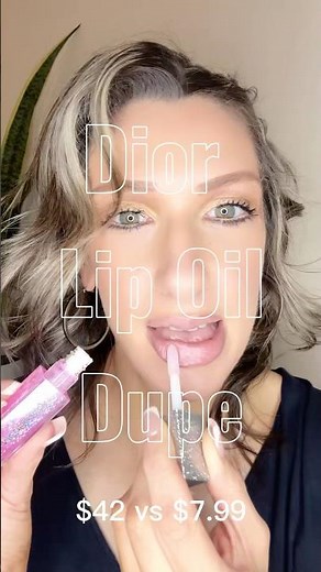 Door lip oil dupe from MCoBeauty 💄 #mcobeauty #dior #diorlipoil