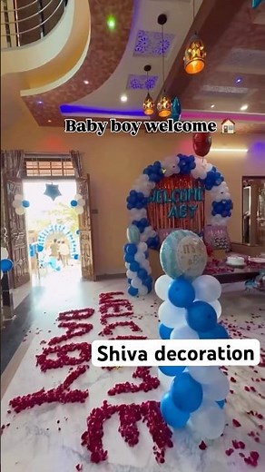 Welcome baby decoration ideas,simple welcome baby decoration ideas,welcome baby decoration