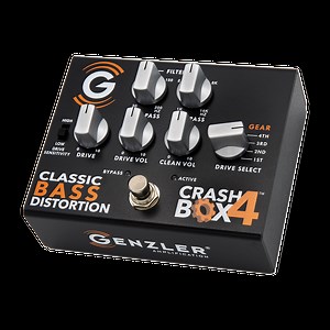 CRASH BOX 4 - CLASSIC BASS DISTORTION PEDAL - Genzler Amplification