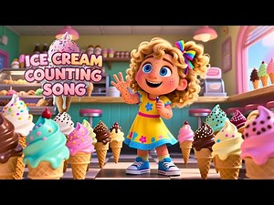 Ice Cream Counting Song 🍦 Learn Numbers 1–10 with Yummy Scoops!