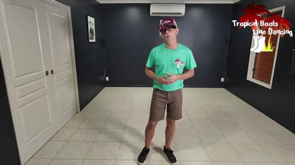 Absolute Beginner Line Dance - Practice Video - Elvira