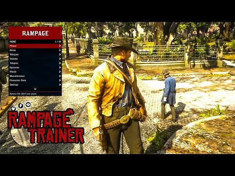 RDR2 Mods How to install Rampage Trainer NUI Easy and Quick [Update AUG 2023]