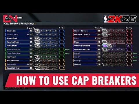 How to use Cap Breakers in NBA 2k26