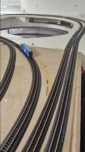 The reversing loop is in place with 5 flex peco code 55 and now wiring.