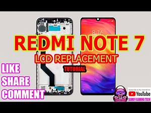 How to replace LCD screen on a REDMI NOTE 7