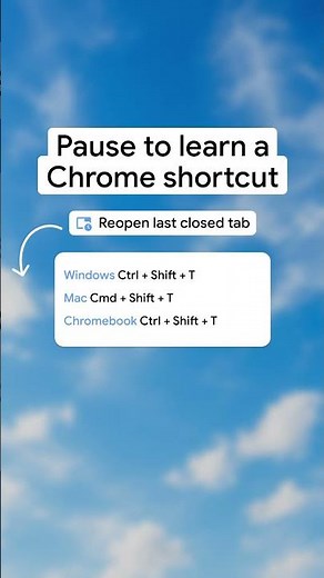 Help a fellow Chrome user out in the comments. Drop the shortcuts that save you the most time. ⏱️