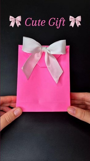 How to Make a Cute Gift Bag in Minutes 🎀