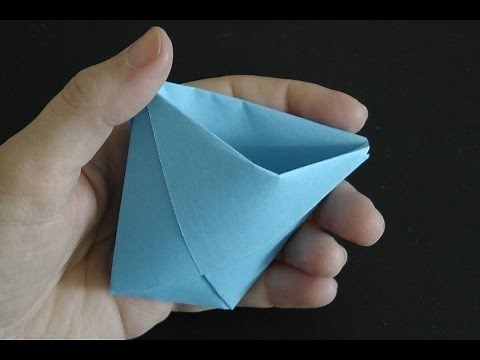 HOW TO MAKE AN EASY ORIGAMI PAPER CUP
