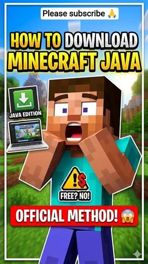 How To Download Minecraft Java free #shorts
