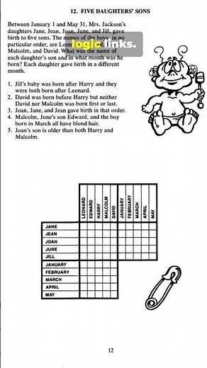 Quizzles Logic Puzzles book printable