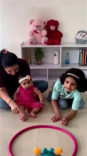 6 Month baby playing with toy | #vapisisters #6monthbaby