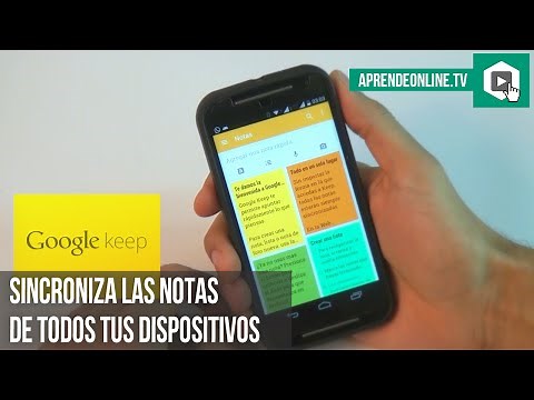 Google keep tutorial en español, sincronizar notas de iphone y android