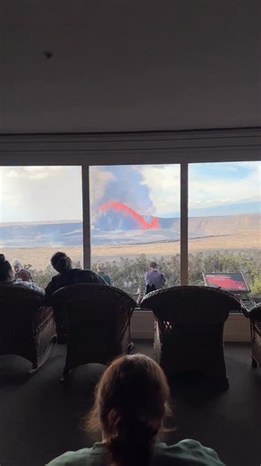 The view from Volcano House during the day vs night. Peak fountain height (day) vs about 30 minutes before the fountains stopped (night) Episode 38. Captured 12/06/2025 at Volcano House 📍Kilauea Volcano in Hawaii Volcanoes National Park. Big Island, Hawaii. Follow my Instagram for more eruption updates, photos and videos. Subscribe to my YouTube - @808hiker - for longer videos, most with original audio. Want to access the Kilauea 24/7, live webcams and the latest volcano activity update? Links
