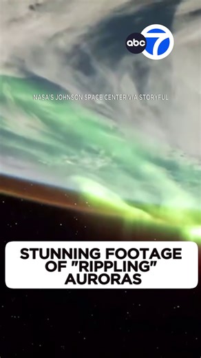 Stunning Green Aurora Captured from the International Space Station