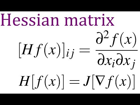 Hessian matrix and its application in Newton-Raphson method and estimating standard deviations
