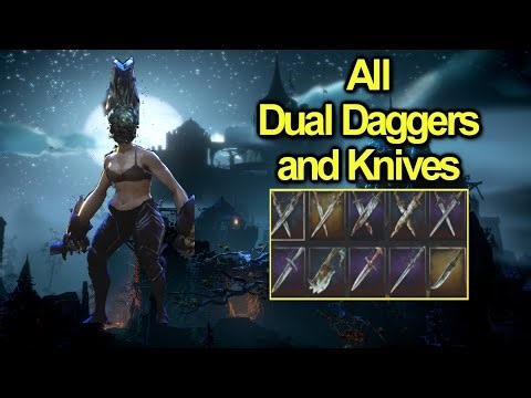 All Dual Daggers and Knifes | Movesets and Rune attacks | No rest for the wicked