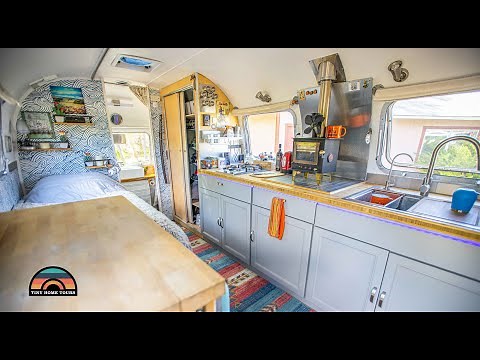 Gorgeous DIY Renovated 1971 Airstream Built with Love & Intention