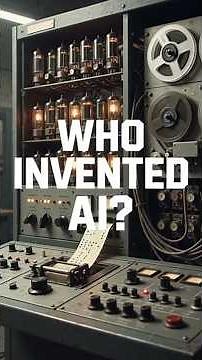 Who Invented AI? 🤖 The 70-Year Story Behind Artificial Intelligence #ArtificialIntelligence #shorts