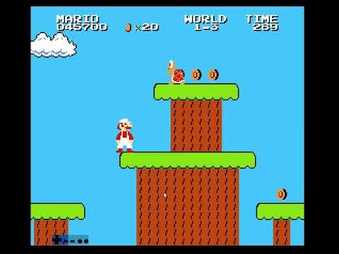 Super Mario Bros. (NES) graphics and physics test