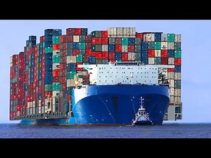 This is LIFE INSIDE the LARGEST CONTAINER SHIPS EVER BUILT IN THE WORLD