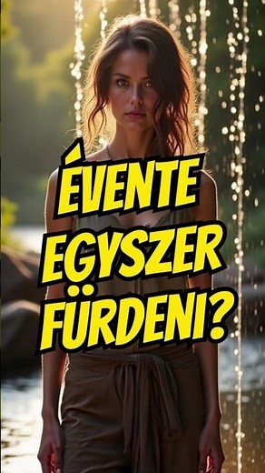 Fürdés a középkorban #shorts #facts #fyp