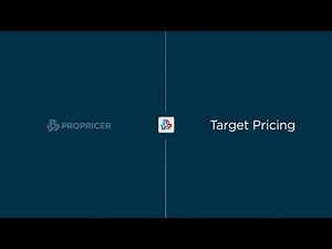 ProPricer Features: Target Pricing