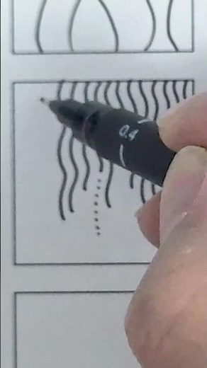 MSST Zentangle Pattern | Simple & Relaxing Tangle