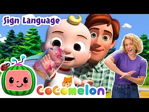 Clean Up Trash Song | Cocomelon Nursery Rhymes | Learn ASL & Baby Sign Language for Kids