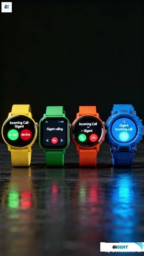 Unique smartwatch Incoming call gigent #fakecall #callscreen #ringtone