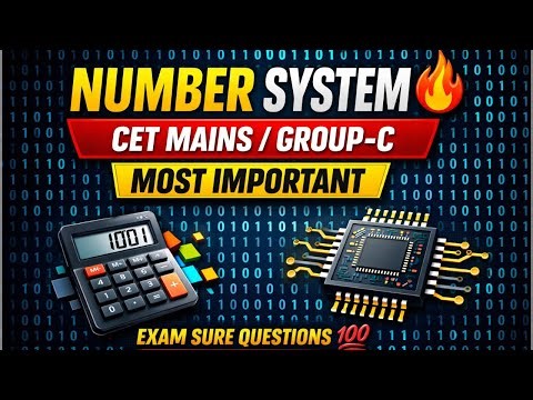 Number System 🔥 | Advance Computer | HSSC CET Mains / Group-C | Most Important Topic