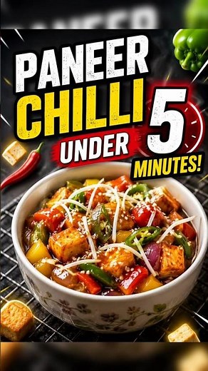 Easy restaurant-style chilli paneer recipe