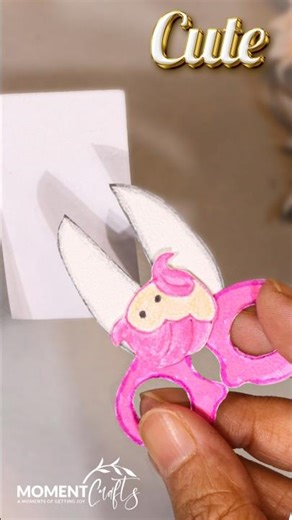 DIY Cute Mini Scissors Craft! #diy #miniecraft #papercraft #scissors #art #schoolcrafts #shorts