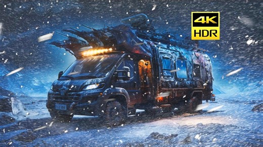【4K HDR】放松解压：挪威大叔2024北极圈冬季之旅 第1集 | 作者：Norwegian Xplorer | 机翻中文