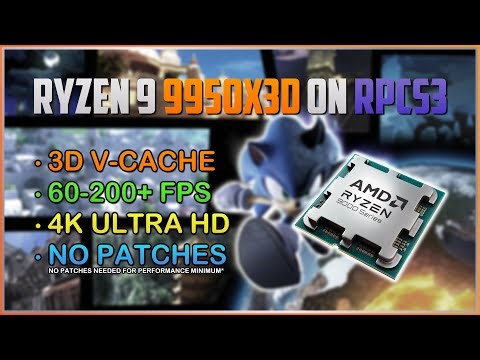 Does Sonic Unleashed finally run well with a Ryzen 9 on RPCS3? [4K]