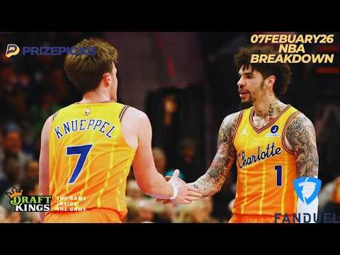 HOW TO WIN ($50,000) | 07FEBUARY26 | NBA DFS SLATE BREAKDOWN AND BEST PICKS