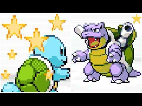 Shiny Squirtle Pokemon Fire Red Leaf Green Shiny Blastoise - Best Shiny Starter Hunting Guide