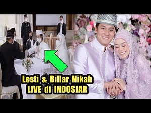 🔴 Lesti Billar Nikah LIVE di INDOSIAR Hari ini 🔥 Kebahagiaan ikut dirasakan Penggemarnya‼️ leslar
