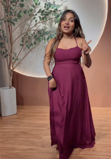 හැමදාම දුවන මගෙ ජිවිතේ 🥲😂#stylefixfashion #trending #fyp #maxidress #burgundy