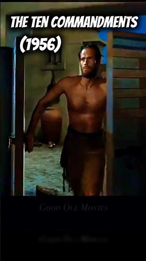 Charlton Heston as Moses #TheTenCommandments #Moses #ClassicHollywood #MovieHistory #MountSinai